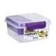 ADDIS MUNCH ON THE GO  SQUARE LUNCH BOX - 1.15 LITRE