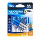 Deli AA LR6 Alkaline Battery 4+ 2free/Pack - 82900