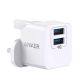 ANKER POWERPORT MINI DUAL PORT CHARGER - 12W - WHITE