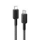 ANKER 322 USB-C TO USB-C BRAIDED CABLE (3ft) Black
