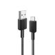 ANKER 322 USB-A TO USB-C 3ft BRAIDED CABLE - Black