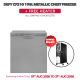 DEFY 195L METALLIC CHEST FREEZER + FREE OIL FILLED RADIATOR HEATER | Radian Online Zambia