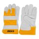 INGCO LEATHER GLOVES - HGVC01