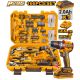 INGCO 166 PCS TOOLS SET WITH IMPACT DRILL 66NM 20V - 1X2AH (ING_HKTHP41662) | Radian Online Zambia