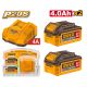 INGCO 20V LITHIUM-ION P20S BATTERY AND CHARGER KIT - 2x4AH | Radian Online Zambia