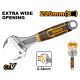 INGCO 200MM ADJUSTABLE WRENCH WIDE OPEN | Radian Online Zambia