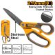 INGCO 210MM RUBBER GRIP LONG-BLADE SCISSORS | Radian Online Zambia