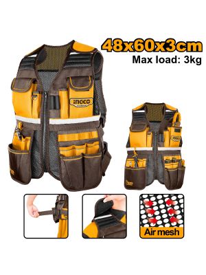 INGCO TOOL VEST WITH AIRMESH (ING_HTVT09028) | Radian Online Zambia