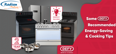 SOME DEFY RECOMMENDED ENERGY-SAVING & COOKING TIPS
