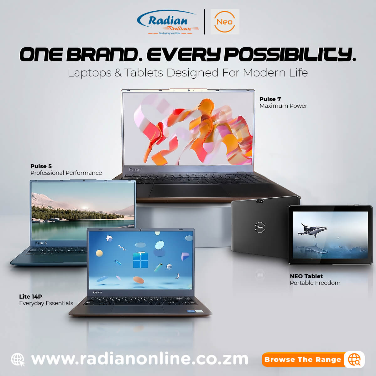Shop our range of Laptops and Tablets