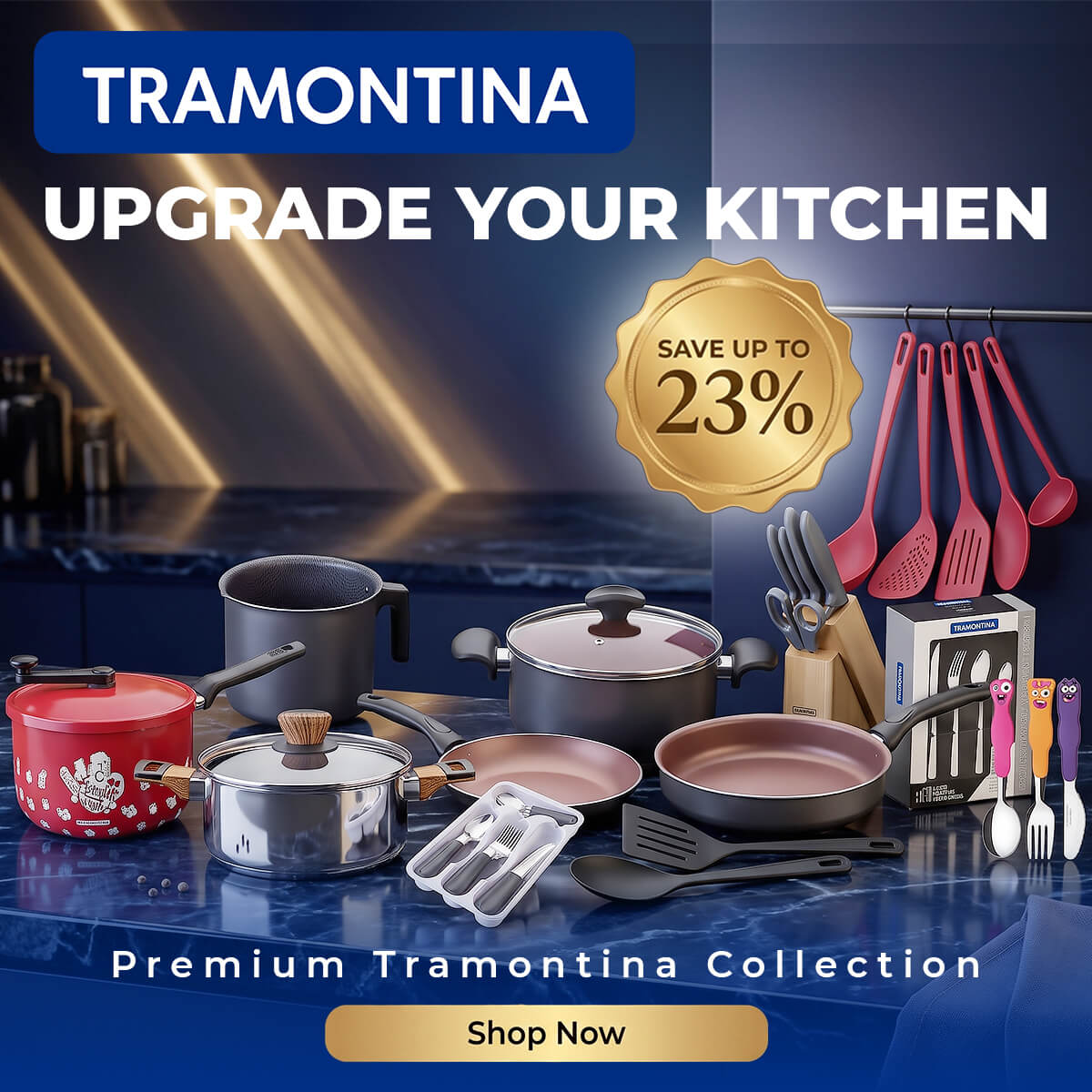 Save big on Tramontina Kitchenware, Cookware, Tableware and more. Until Stocks Last